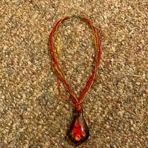 Red Pendant Necklace